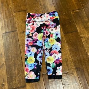 Old navy crop floral leggings